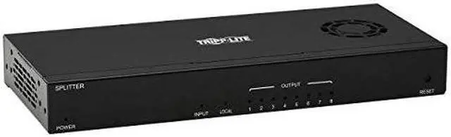Alt view image 11 of 19 - Tripp Lite 8 Port 4K 60Hz HDMI Over Cat6 Extender Splitter Transmitter B127008H