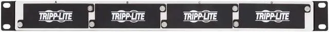 Alt view image 6 of 7 - Tripp Lite High-Density Copper/Fiber Enclosure Mini Panel 1U 4-Cassette Capacity