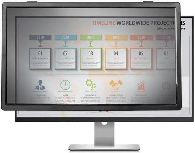 Alt view image 13 of 15 - PRIVACYVIEW FRAMED PRIVACY FILTER FOR 24 WIDESCREEN 1610 MONITOR FRAMED  BL