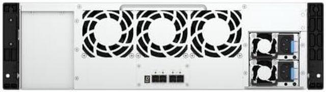 Alt view image 2 of 5 - QNAP TL-R1600PES-RP-US 16 Bay 3U Short Depth rackmount PCIe Interface SATA JBOD for petabyte-Scale Expansion (Diskless)