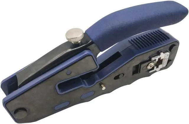 Alt view image 18 of 20 - Tripp Lite by Eaton Crimping Tool w/ Cable Stripper for Pass-Through RJ45 Plugs