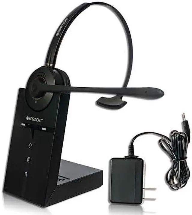 Alt view image 18 of 20 - ZuM Maestro DECT 6.0 Wireless Headset for Deskphone.  Comes with Base Station, Noise Canceling Mic, and has up to 350 feet of Wireless Freedom.