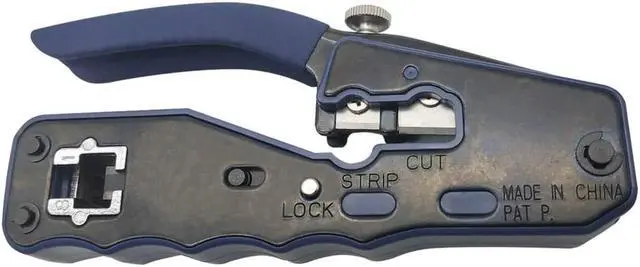 Alt view image 20 of 20 - Tripp Lite by Eaton Crimping Tool w/ Cable Stripper for Pass-Through RJ45 Plugs