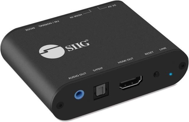 Alt view image 4 of 10 - SIIG HDMI 2.0 4K HDR with Audio Extractor & ARC
