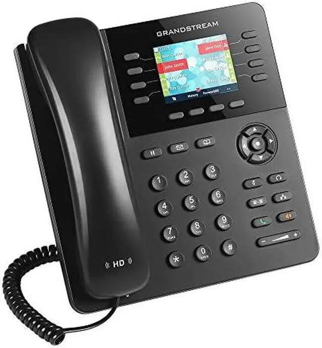 Alt view image 3 of 6 - grandstream gs-gxp2135 enterprise ip phone with gigabit speed & supports up to 8 lines voip phone & device