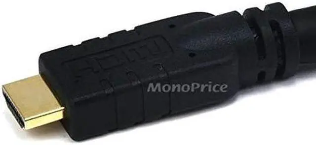 Alt view image 15 of 18 - Monoprice 50ft 22AWG CL2 Standard HDMI to DVI Adapter Cable - Black