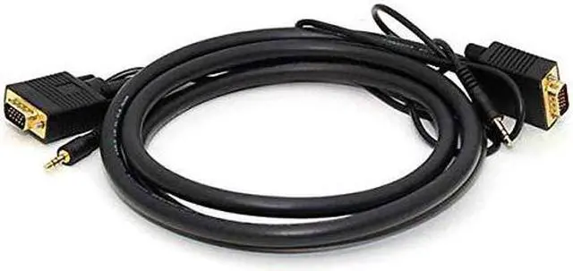 Alt view image 12 of 13 - Monoprice 100Ft Super Vga Hd15 M/M Cable W/ Stereo Audio And Triple Shielding