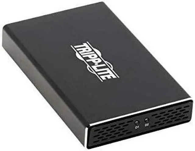Alt view image 19 of 19 - Tripp Lite USB-C to Dual M.2 SATA SSD/HDD Enclosure Adapter - USB 3.1 Gen 2 (10 Gbps), Thunderbolt 3, UASP, RAID (U457-2M2-SATAG2)