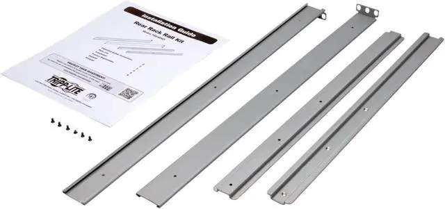 Alt view image 8 of 8 - Tripp Lite PDU Rear Support Rail Kit 1U ATS PDUS Mounted 4Post & Enclosures