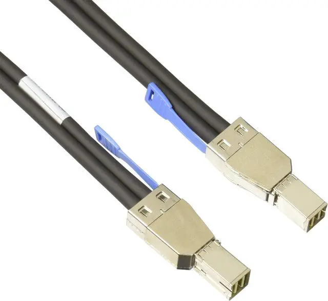 Alt view image 11 of 11 - QNAP INC CAB-SAS10M-8644 MINI SAS 12G CABLE (SFF-8644), 1.0M,ES/EJ SERIES, TVS-ECX80U-SAS SERIES, REXP-X2