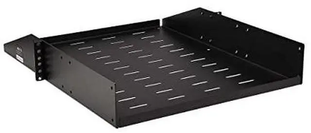 Alt view image 5 of 10 - Tripp Lite 2U SmartRack Universal-Mount Steel Vented Rack Shelf SRSHELF2PUNIV
