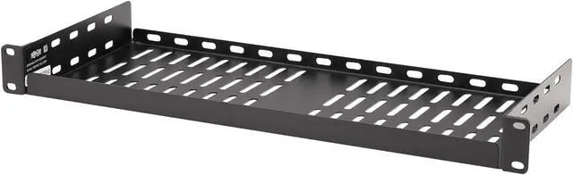 Alt view image 7 of 10 - Tripp Lite 1U SmartRack Cantilever Fixed Steel Vented Rack Shelf SRSHELF2P1USHRT