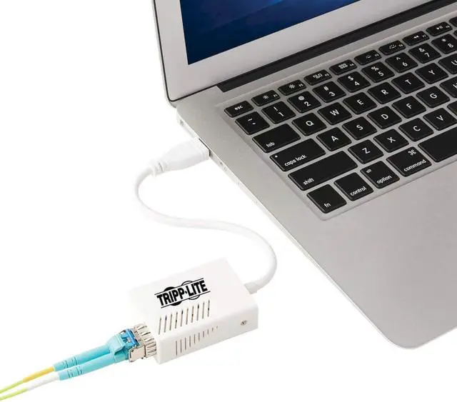 Alt view image 5 of 8 - Tripp Lite Usb Ethernet Nic Adapter Usb 2.0 10/100Mbps 100Base-Fx Lc Mmf