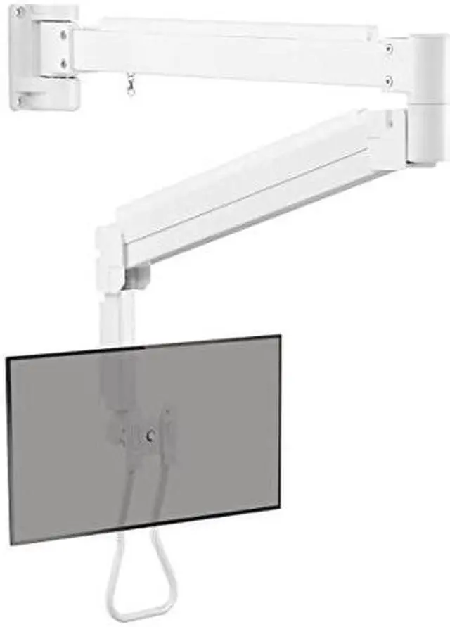 Alt view image 13 of 19 - Tripp Lite Safe-IT DWMLARM1732AM Mounting Arm for TV, Monitor, HDTV, Notebook, Flat Panel Display, Interactive Whiteboard, Digital Signage Display - White
