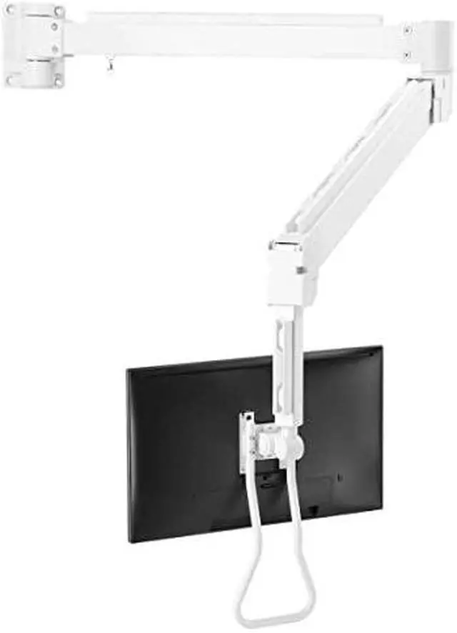 Alt view image 15 of 19 - Tripp Lite Safe-IT DWMLARM1732AM Mounting Arm for TV, Monitor, HDTV, Notebook, Flat Panel Display, Interactive Whiteboard, Digital Signage Display - White