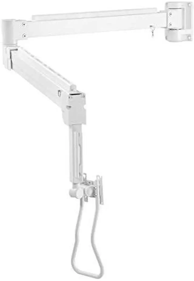 Alt view image 19 of 19 - Tripp Lite Safe-IT DWMLARM1732AM Mounting Arm for TV, Monitor, HDTV, Notebook, Flat Panel Display, Interactive Whiteboard, Digital Signage Display - White