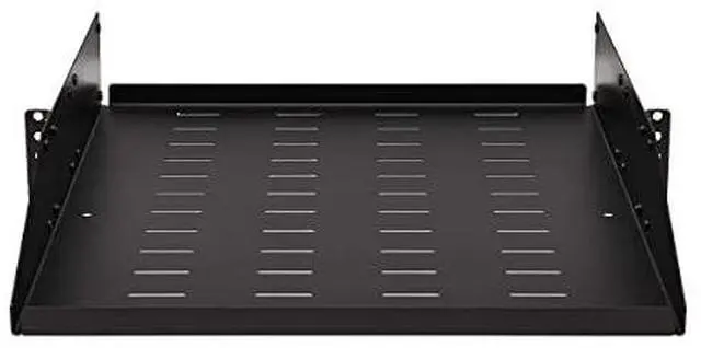Alt view image 6 of 10 - Tripp Lite 2U SmartRack Universal-Mount Steel Vented Rack Shelf SRSHELF2PUNIV