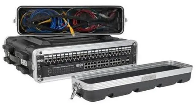 Alt view image 7 of 12 - Tripp Lite 2U ABS Server Rack Equipment Shipping Case (SRCASE2U)