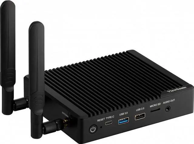 Alt view image 2 of 11 - ViewSonic VBS200-A ViewBoard Smart AV Controller for Monitors, Projectors, and Displays Compatible with RS232C with vCast License, HDMI, USB, and Mini DP Inputs