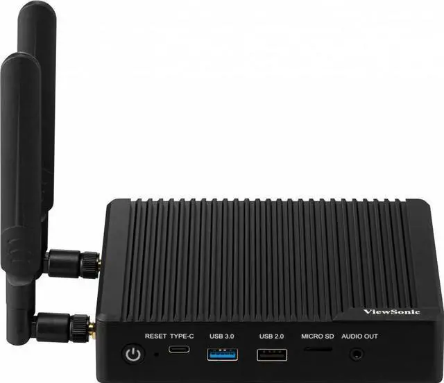 Main image of ViewSonic VBS200-A ViewBoard Smart AV Controller for Monitors, Projectors, and Displays Compatible with RS232C with vCast License, HDMI, USB, and Mini DP Inputs
