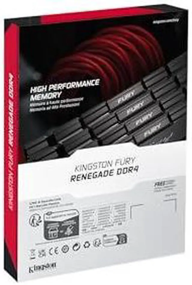 Alt view image 9 of 11 - Kingston Fury Renegade 16GB 3200MT/s DDR4 3200 CL16 DIMM Desktop Gaming Memory KF432C16RB12/16