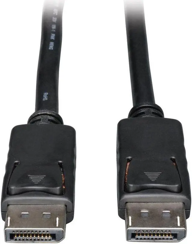 Alt view image 3 of 9 - Tripp Lite DisplayPort Cable with Latches (M/M), DP to DP, 1080p, 100-ft. (P580-100)