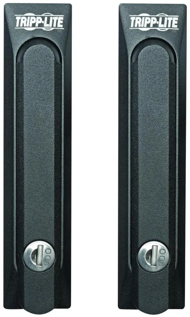 Alt view image 8 of 12 - Tripp Lite Replacement Lock for SmartRack Server Rack Cabinets - Front and Back Doors, 2 Keys, Version 1 (SRHANDLE1)