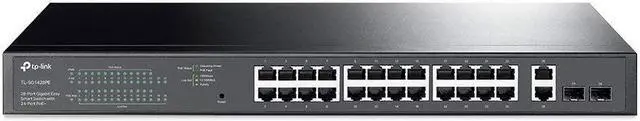 Alt view image 20 of 20 - TP-Link 28-Port Gigabit Easy Smart Switch with 24-Port PoE+