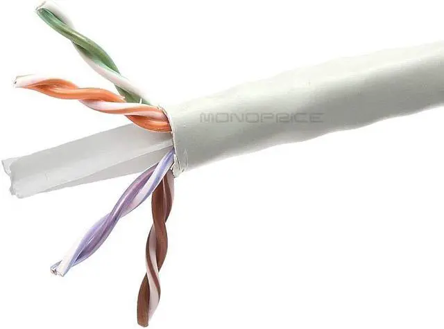 Alt view image 13 of 18 - Monoprice Cat6 Ethernet Bulk Cable - 1000 Feet - Blue | Network Internet Cord - Solid, 550Mhz, UTP, CMP, Plenum, Pure Bare Copper Wire, 23AWG, No Logo