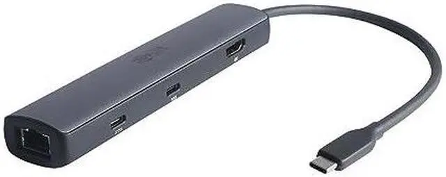 Alt view image 8 of 16 - Tripp Lite USB-C Mini Dock and Multiport Adapter 8K HDMI 3 USB Hub Ports Gigabit Ethernet 100W PD Charging HDR HDCP 2.3 - for TV/Monitor/Notebook/Keyboard/Mouse/Smartphone/Tablet/Desktop PC/Projector/