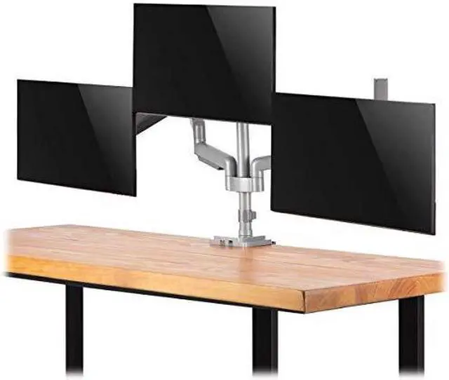 Alt view image 15 of 15 - Tripp Lite Triple-Display Flex-Arm Desktop Clamp for 17" to 30" Flat-Screen Displays - USB and Audio Ports, Aluminum, DDR1730TAL
