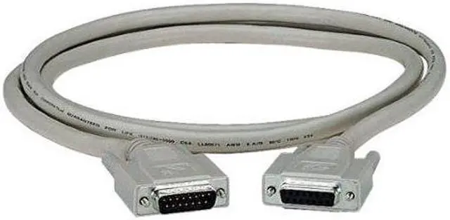 Alt view image 8 of 8 - Black Box Network Services EGM16T-0050-MF DB15 Thumbscrew Cable - Male-Female, 50 ft.