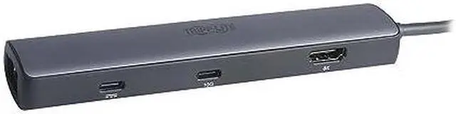 Alt view image 11 of 16 - Tripp Lite USB-C Mini Dock and Multiport Adapter 8K HDMI 3 USB Hub Ports Gigabit Ethernet 100W PD Charging HDR HDCP 2.3 - for TV/Monitor/Notebook/Keyboard/Mouse/Smartphone/Tablet/Desktop PC/Projector/