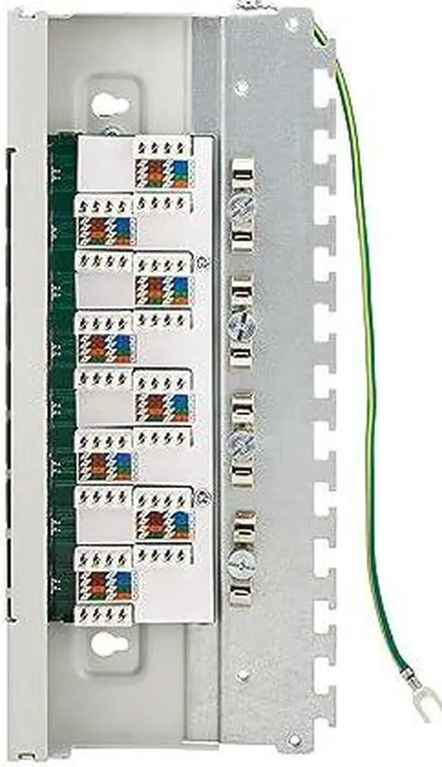 Alt view image 13 of 16 - Tripp Lite Cat6a STP Patch Panel 8 Ports DIN Rail N250SH08DIN6A
