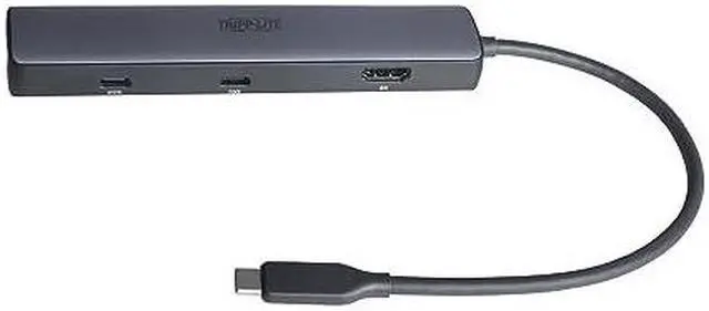 Alt view image 9 of 16 - Tripp Lite USB-C Mini Dock and Multiport Adapter 8K HDMI 3 USB Hub Ports Gigabit Ethernet 100W PD Charging HDR HDCP 2.3 - for TV/Monitor/Notebook/Keyboard/Mouse/Smartphone/Tablet/Desktop PC/Projector/