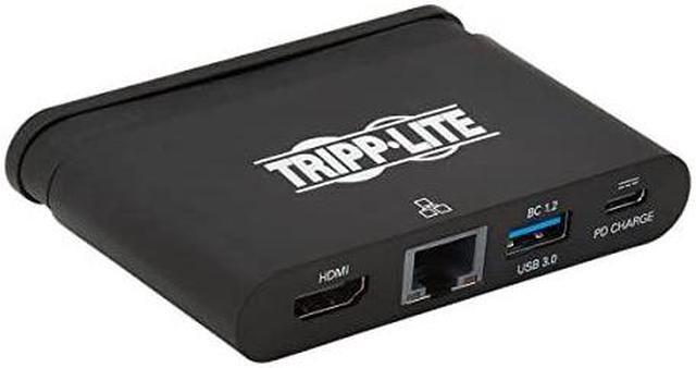 Alt view image 20 of 20 - Tripp Lite U444-T6N-H4GUBC Docking Station - for Notebook/Tablet PC/Desktop PC/Smartphone - 100 W - USB 3.1 Type C - 3 x USB Ports - 1 x USB 3.0 - Network (RJ-45) - HDMI - Thunderbolt - Wired