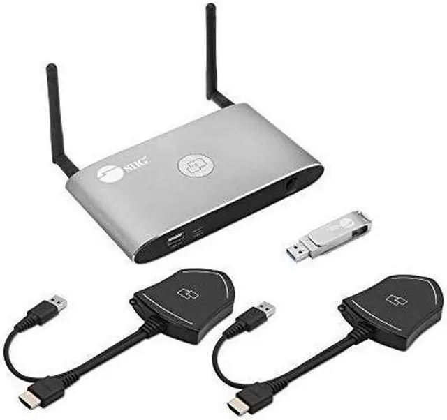 Alt view image 18 of 20 - SIIG AC CEH26611S1 Dual View Wireless Media Presentation Kit White Box
