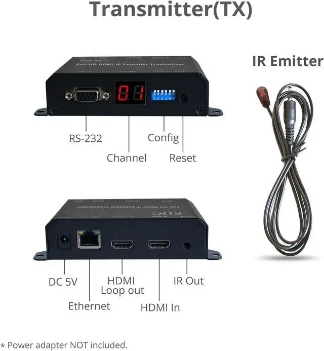Alt view image 20 of 20 - HD HDMI EXTENDER OVER IP WITH