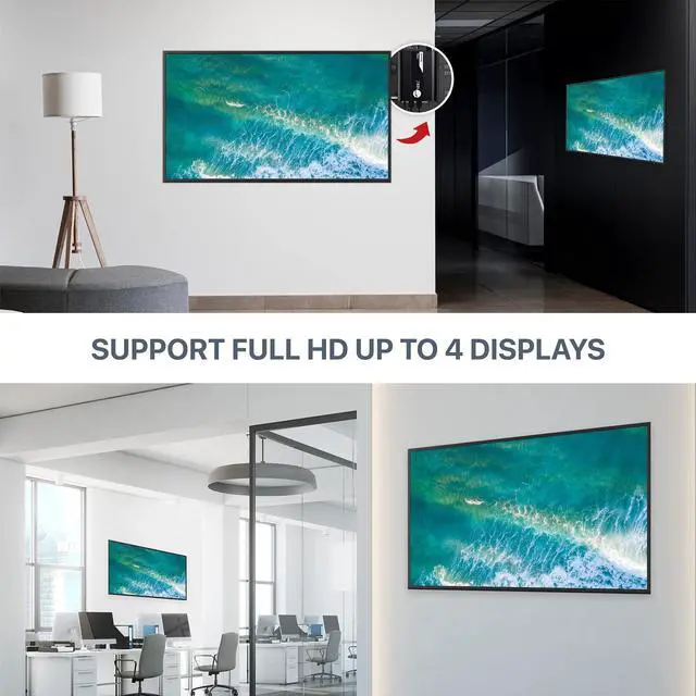 Alt view image 16 of 18 - SIIG 1x4 1080p HDMI Splitter HDbitT over IP Extender Kit 120m CEH26V11S1