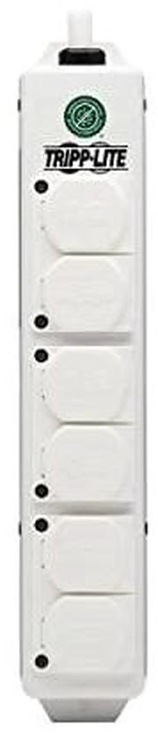 Alt view image 18 of 19 - Tripp Lite Medical Power Strip 6-outlet 6ft Cord Health Care Facility Outlet Assemblies