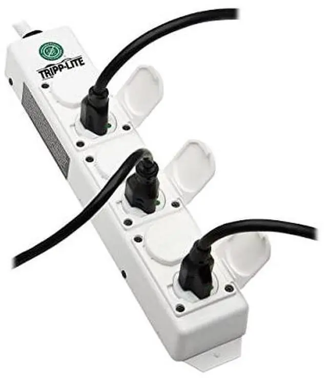 Alt view image 16 of 19 - Tripp Lite Medical Power Strip 6-outlet 6ft Cord Health Care Facility Outlet Assemblies