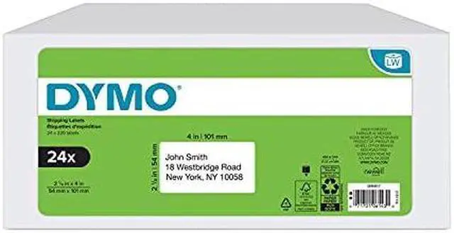 Alt view image 13 of 20 - Dymo Labels LabelWriter 4"Wx2-1/4"H 24 RL/PK White 2050769