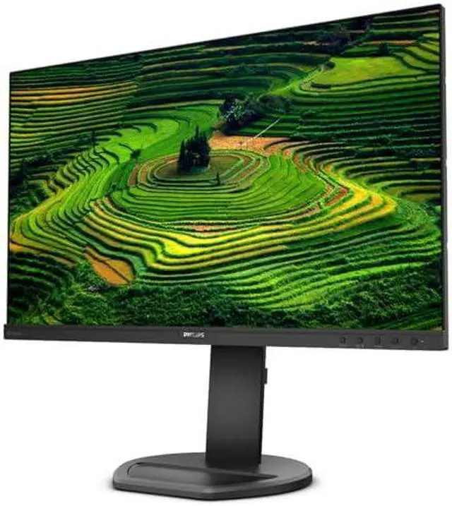 Alt view image 16 of 16 - Philips B-Line 241B8QJEB 24" Class Full HD LED Monitor - 16:9 - Textured Black - TAA Compliant - 23.8" Viewable - In-plane Switching (IPS) Technology - WLED Backlight - 1920 x 1080 - 16.7 Mi
