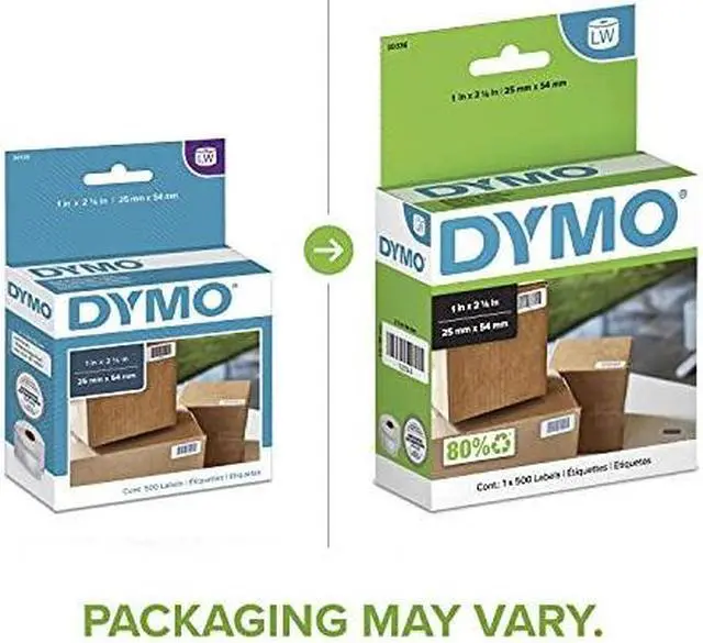 Alt view image 15 of 19 - Dymo Labels LabelWriter 2-1/8"Wx1"H 6 RL/PK White 2050764