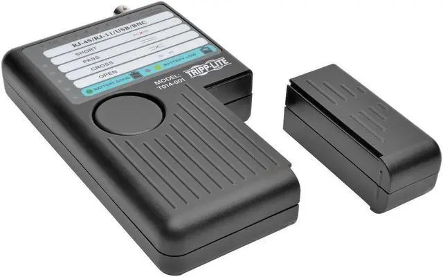 Alt view image 11 of 14 - Tripp Lite T014-001 Network Cable Continuity Tester for Cat 5/Cat6/Cat6a, Phone, USB and Coax Cable Assemblies (T014-001)