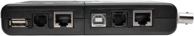 Alt view image 12 of 14 - Tripp Lite T014-001 Network Cable Continuity Tester for Cat 5/Cat6/Cat6a, Phone, USB and Coax Cable Assemblies (T014-001)