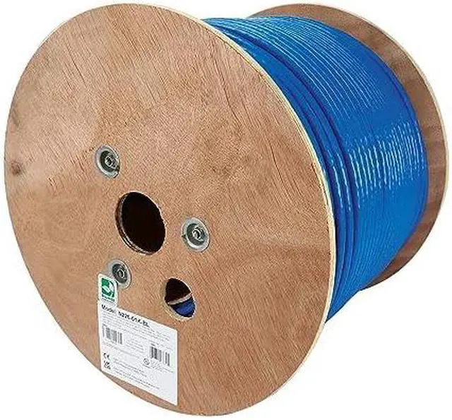 Alt view image 10 of 16 - Tripp Lite 1000ft Cat8 25G/40G Solid Core S/FTP Ethernet Cable Blue N22601KBL