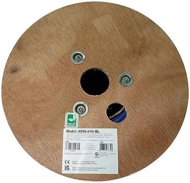 Alt view image 11 of 16 - Tripp Lite 1000ft Cat8 25G/40G Solid Core S/FTP Ethernet Cable Blue N22601KBL