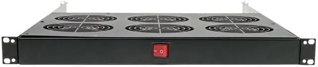 Alt view image 16 of 17 - Tripp Lite Fan Tray for 19in Racks - 6 120V High-Performance Fans - 576 CFM - C14 Inlet - 1URM SRFANTRAY6