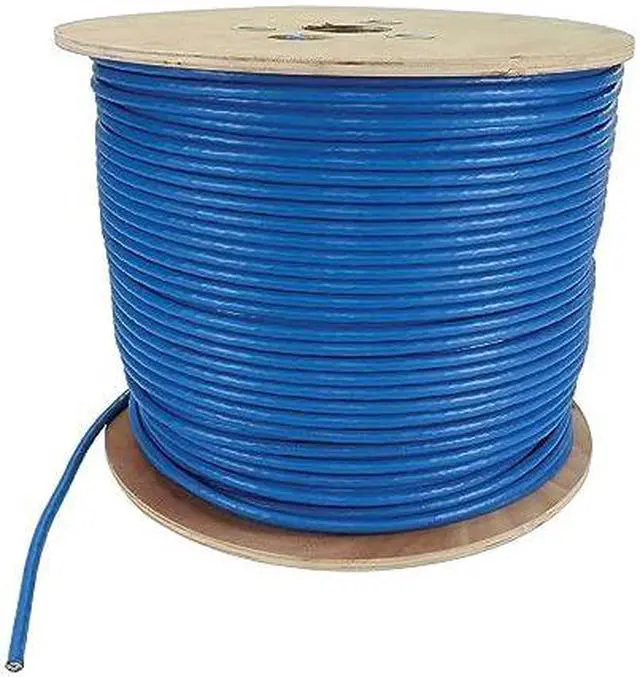 Alt view image 16 of 16 - Tripp Lite 1000ft Cat8 25G/40G Solid Core S/FTP Ethernet Cable Blue N22601KBL